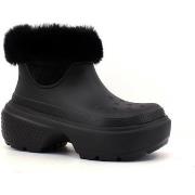 Chaussures Crocs Stomp Lined Boot Stivaletto Pelo Donna Black 208718-0...