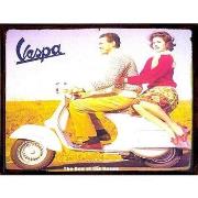 Tableaux, toiles Forme Plaque métal de collection Vespa The Den of the...