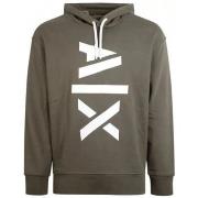 Sweat-shirt EAX Sweat homme AX kaki ZJ1ZZ