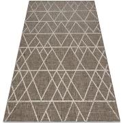 Tapis Rugsx TAPIS EN CORDE SIZAL FLOORLUX 20508 gris 60x110 cm