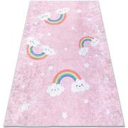 Tapis Rugsx Tapis lavable JUNIOR 51300.802 Arc-en-ciel, nuages 200x290...