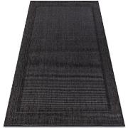 Tapis Rugsx Tapis TIMO 5979 SIZAL extérieur cadre noir 200x290 cm