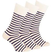 Chaussettes Labonal Chaussette Marinière LOTx3