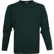 Sweat-shirt William Lockie Laine d'agneau verte