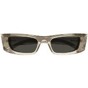 Lunettes de soleil Saint Laurent SL 553 Lunettes de soleil, Beige/Gris...