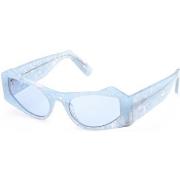 Lunettes de soleil Gcds GD0022 Lunettes de soleil, Bleu clair/Bleu, 53...