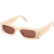 Lunettes de soleil Gcds GD0020 Lunettes de soleil, Avoire/Bordeaux, 52...