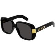 Lunettes de soleil Gucci GG0318S Lunettes de soleil, Noir/Gris, 51 mm