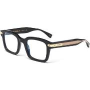 Lunettes de soleil Hublot H047O Cadres Optiques, Noir, 51 mm