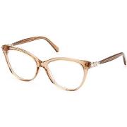 Lunettes de soleil Swarovski SK5441 Montature da vista, Brun clair, 55...