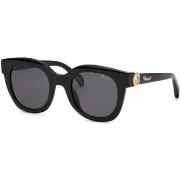 Lunettes de soleil Chopard SCH335S Lunettes de soleil, Noir/Fumée, 52 ...