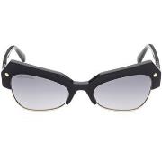 Lunettes de soleil Dsquared DQ0367 Dalia Lunettes de soleil, Noir/Fumé...