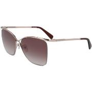 Lunettes de soleil Longchamp LO132SL 42823 Lunettes de soleil, Or/Bord...