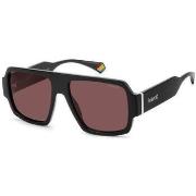 Lunettes de soleil Polaroid PLD 6209/S/X Lunettes de soleil, Noir/Viol...