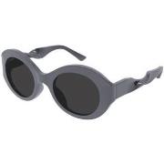 Lunettes de soleil Balenciaga BB0208S Lunettes de soleil, Gris/Gris, 5...