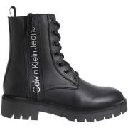 Bottines Calvin Klein Jeans combat laceup boot zip