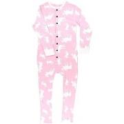 Pyjamas / Chemises de nuit Lazyone - Pyjama une pièce Pink classic moo...