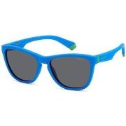 Lunettes de soleil Polaroid PLD 8056/S Lunettes de soleil, Bleu/Gris, ...