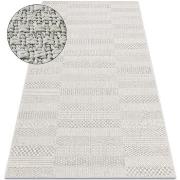 Tapis Rugsx Tapis ORIGI 3736 crème - Planches ficelle 155x220 cm