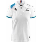 T-shirt Kappa Polo Acraw BWT Alpine F1 Team 2023 Blanc