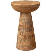 Tables basses Signes Grimalt Tabouret En Bois De Mangue