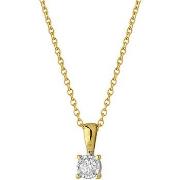 Collier Brillaxis Collier solitaire diamant or 18 carats 0.05 ct