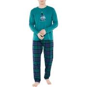 Pyjamas / Chemises de nuit Arthur Pyjama Long coton vichy regular fit