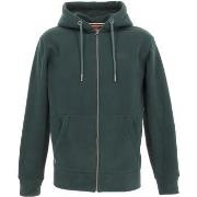 Sweat-shirt Superdry Essential log zip hoodie forest green