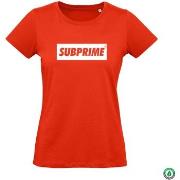 T-shirt Subprime Wmn Tee Block Rood