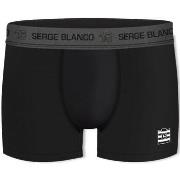 Boxers Serge Blanco Boxer Homme Coton HYPE Noir Noir
