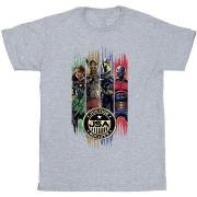 T-shirt Dc Comics Black Adam JSA Gold Badge