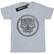 T-shirt Marvel Black Panther Distressed Icon