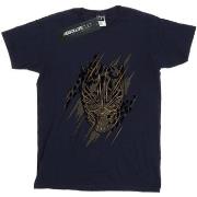 T-shirt Marvel Black Panther Gold Head