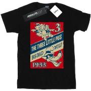 T-shirt Disney Three Little Pigs And The Big Bad Wolf