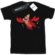 T-shirt Disney The Little Mermaid Sebastian Bubbles