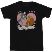 T-shirt enfant Disney Lady And The Tramp Love