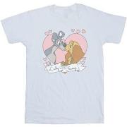 T-shirt enfant Disney Lady And The Tramp Love