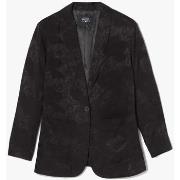 Veste Le Temps des Cerises Veste cosmos en jacquard noir