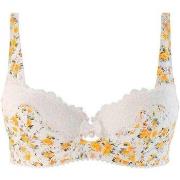 Rembourrés Brigitte Bardot Soutien-gorge ampliforme coque moulée jaune...