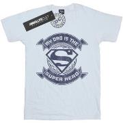 T-shirt enfant Dc Comics Superman My Dad The Superhero