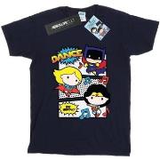 T-shirt Dc Comics Chibi Super Friends Dance