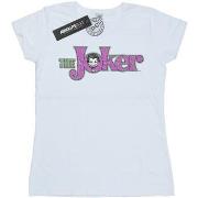 T-shirt Dc Comics The Joker Crackle Logo