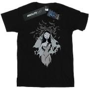 T-shirt Corpse Bride Crow Veil