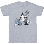 T-shirt Disney Alice In Wonderland Letter A