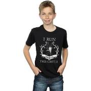 T-shirt enfant Disney Maleficent I Run This Castle