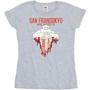 T-shirt Disney Big Hero 6 Baymax San Fransokyo Heart