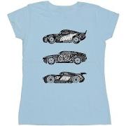 T-shirt Disney Cars Text Racers