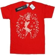 T-shirt Disney Bambi Christmas Wreath