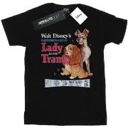 T-shirt enfant Disney Lady And The Tramp Distressed Classic Poster