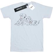 T-shirt enfant Disney 101 Dalmatians Watercolour Friends